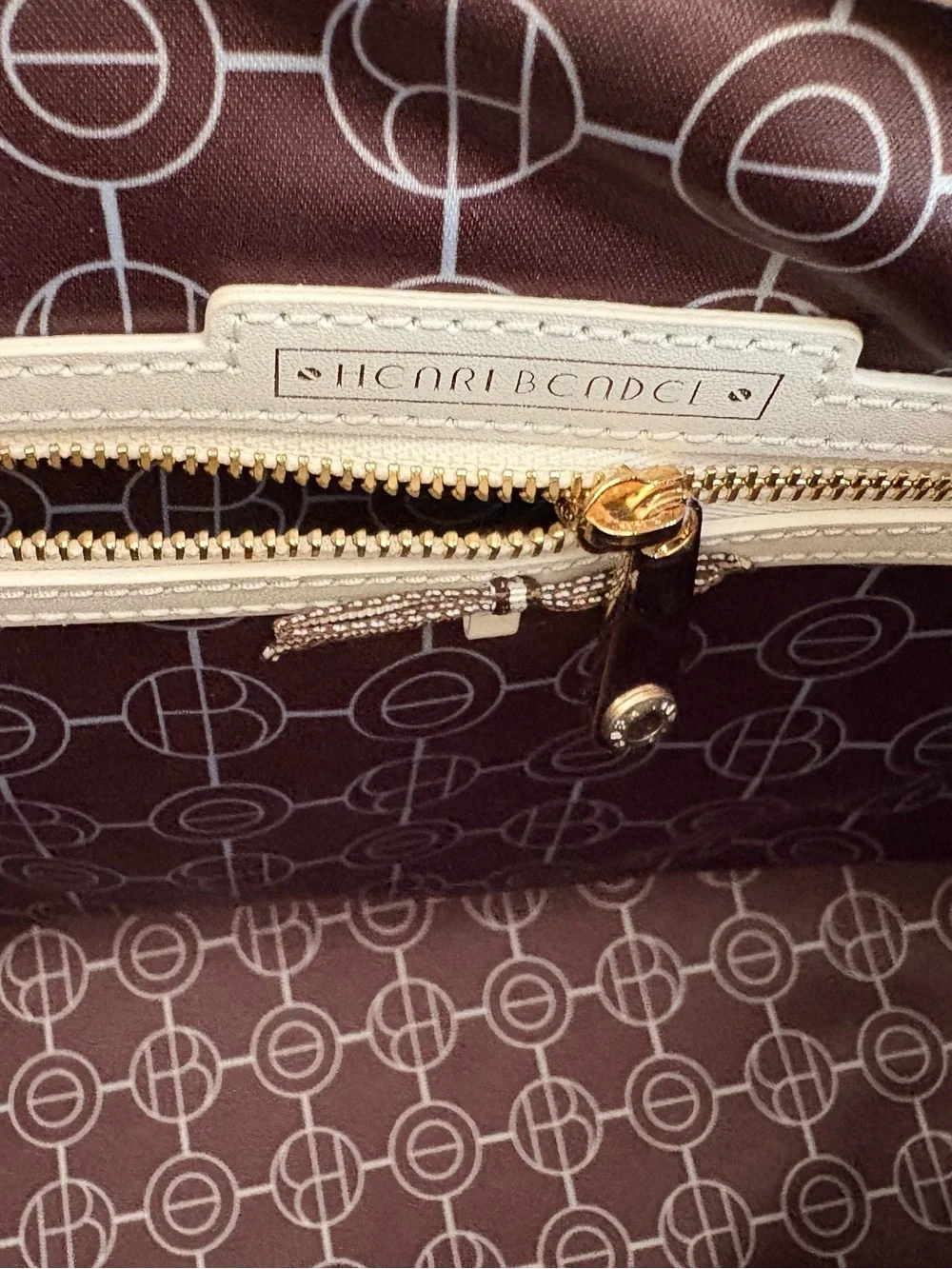 henri bendel laser cut satchel w crossbody NWT rare - Picture 8 of 11